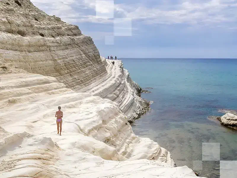 The white cliff of Scala dei Turchi is picture perfect.
