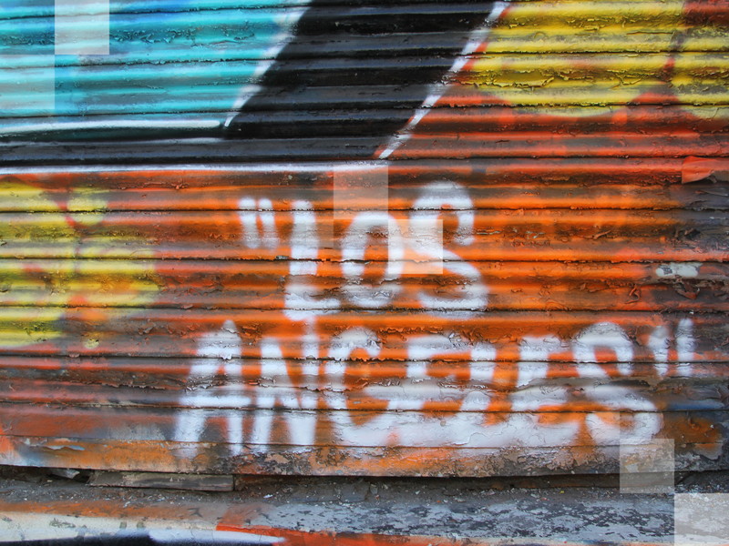Art, graffiti, and murals now cover much of L.A.'s art district. 