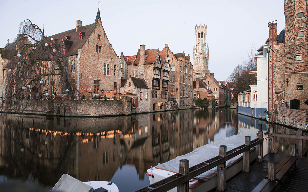 Bruges River Christmas