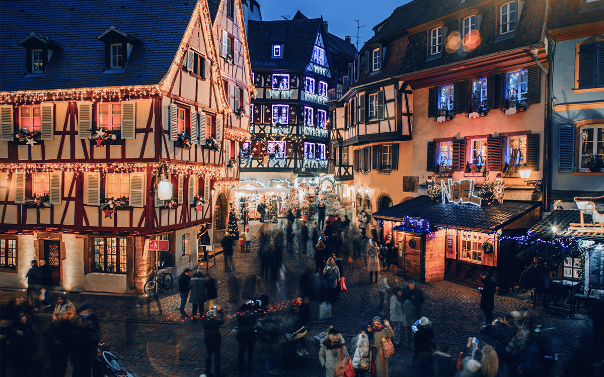 Colmar France Christmas Lights