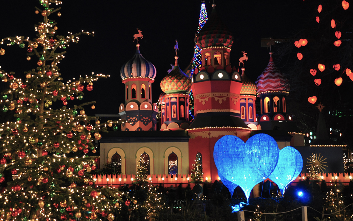 Tivoli Gardens Christmas Market Copenhagen