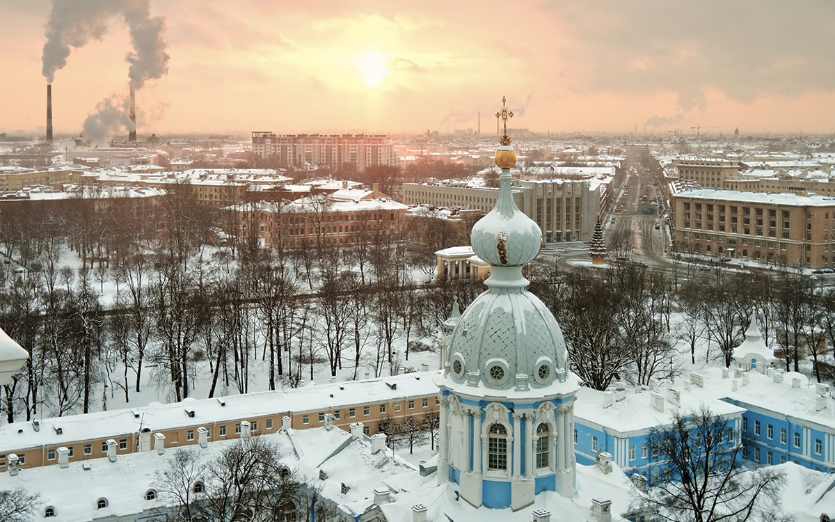 St. Petersburg Winter Snow