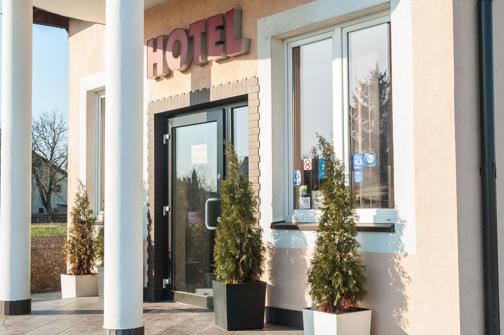Hotel entrance